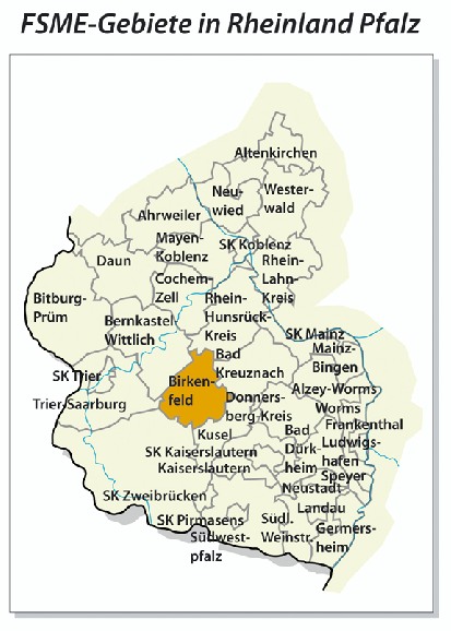 Karte Rheinland-Pfalz